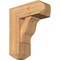 Ekena Millwork Funston Craftsman Smooth Bracket w/ Offset Brace, Western Red Cedar, 7 1/2"W x 18"D x 22"H BKT0806X18X22FST04SWR - alternate 1